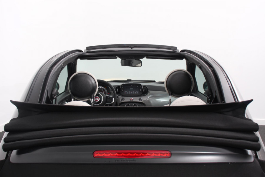 Fiat 500C 1.0 Hybrid Dolcevita Lederen Bekleding Cruise Control Climate Control Parkeersensoren Achter DAB Lichtmetalen Velgen