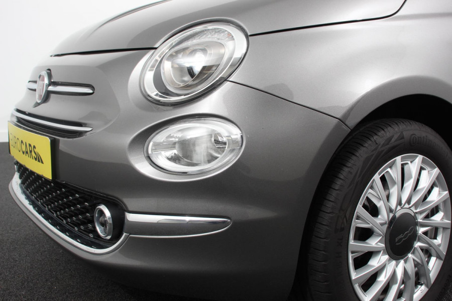 Fiat 500C 1.0 Hybrid Dolcevita Lederen Bekleding Cruise Control Climate Control Parkeersensoren Achter DAB Lichtmetalen Velgen