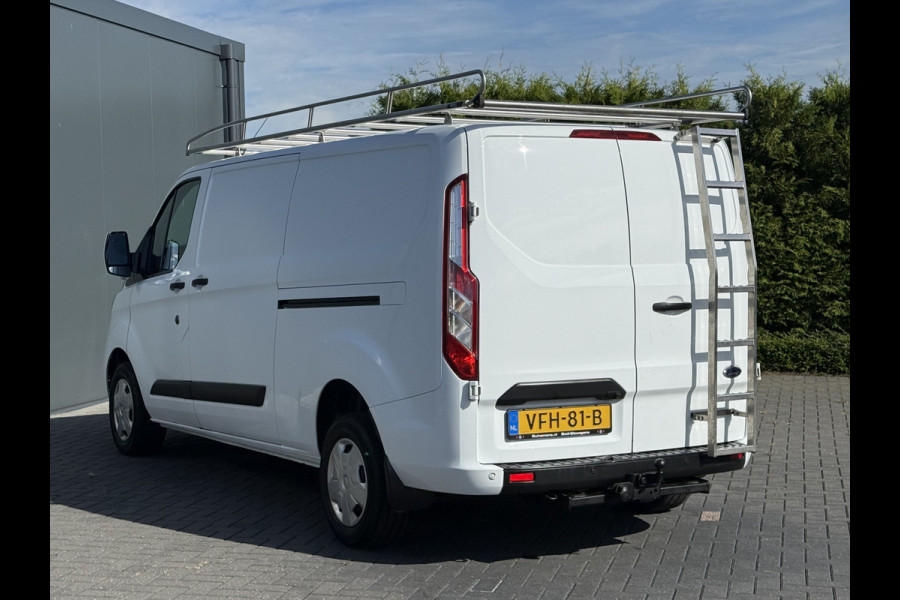 Ford Transit Custom 2.0 TDCI / L2H1 / 2x SCHUIFDEUR / 2.8 TONS TREKHAAK / 1e EIG. / IMPERIAAL / CAMERA / 3-ZITS / BLINDSPOT