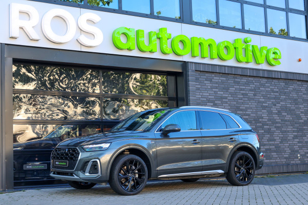 Audi Q5 50 TFSI e S edition | BTW | 21 INCH | LEDER | ELEK.TREKHAAK | SOH 87% | STOELVERWARMING |