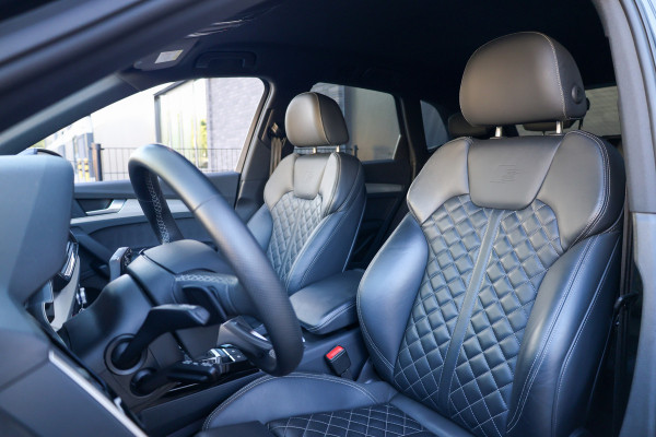 Audi Q5 50 TFSI e S edition | BTW | 21 INCH | LEDER | ELEK.TREKHAAK | SOH 87% | STOELVERWARMING |