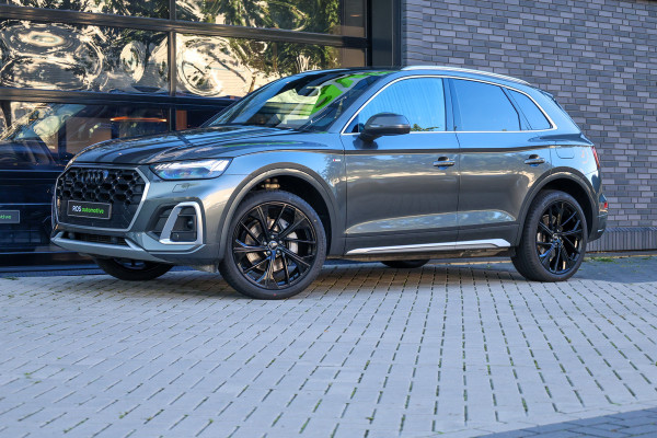 Audi Q5 50 TFSI e S edition | BTW | 21 INCH | LEDER | ELEK.TREKHAAK | SOH 87% | STOELVERWARMING |