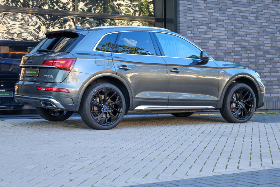 Audi Q5 50 TFSI e S edition | BTW | 21 INCH | LEDER | ELEK.TREKHAAK | SOH 87% | STOELVERWARMING |