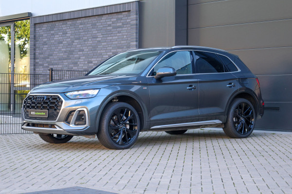 Audi Q5 50 TFSI e S edition | BTW | 21 INCH | LEDER | ELEK.TREKHAAK | SOH 87% | STOELVERWARMING |