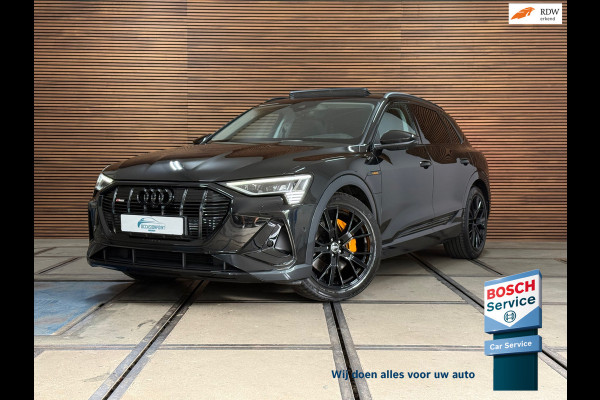 Audi e-tron 55 quattro S Black edition 95 kWh | 408PK | Pano | Ambient | Trekhaak | 21” | Matrix LED | 360° | Luchtvering |