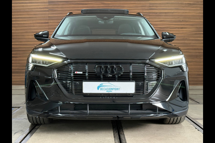 Audi e-tron 55 quattro S Black edition 95 kWh | 408PK | Pano | Ambient | Trekhaak | 21” | Matrix LED | 360° | Luchtvering |
