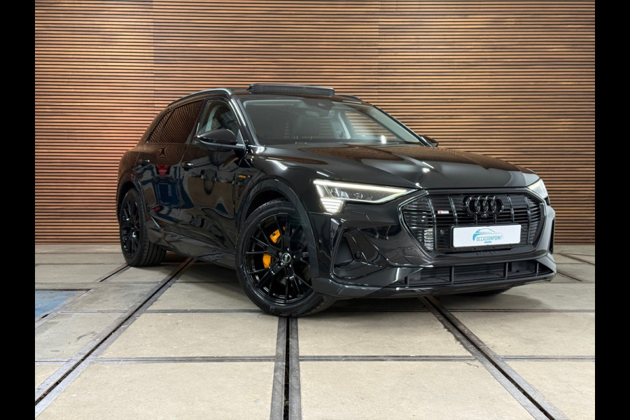Audi e-tron 55 quattro S Black edition 95 kWh | 408PK | Pano | Ambient | Trekhaak | 21” | Matrix LED | 360° | Luchtvering |
