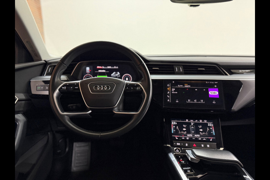 Audi e-tron 55 quattro S Black edition 95 kWh | 408PK | Pano | Ambient | Trekhaak | 21” | Matrix LED | 360° | Luchtvering |