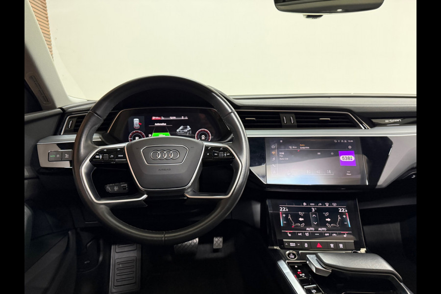 Audi e-tron 55 quattro S Black edition 95 kWh | 408PK | Pano | Ambient | Trekhaak | 21” | Matrix LED | 360° | Luchtvering |