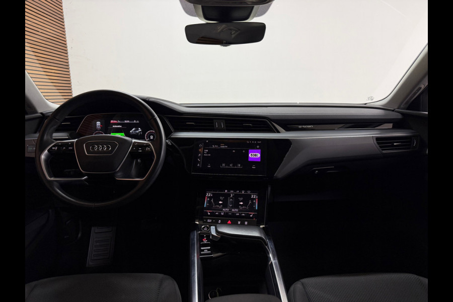 Audi e-tron 55 quattro S Black edition 95 kWh | 408PK | Pano | Ambient | Trekhaak | 21” | Matrix LED | 360° | Luchtvering |