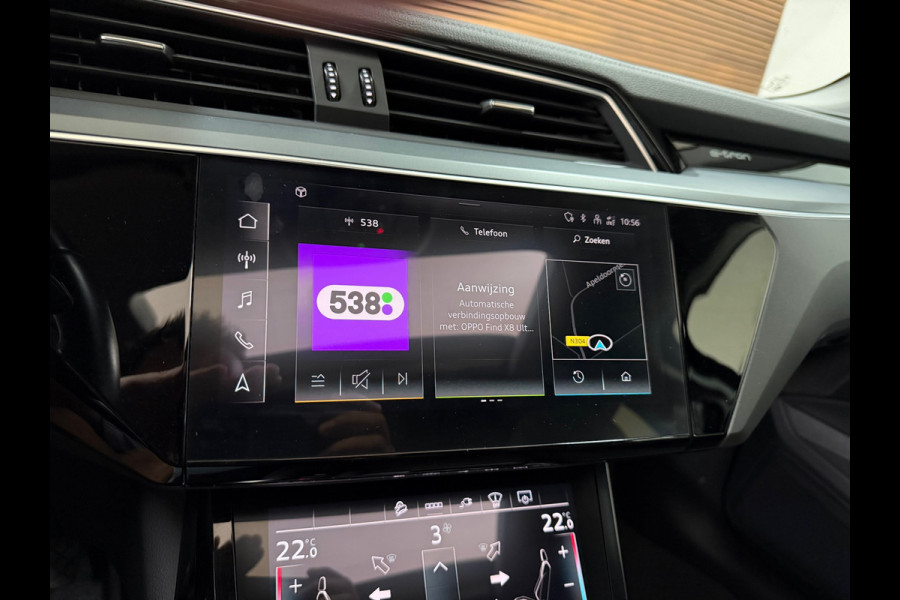 Audi e-tron 55 quattro S Black edition 95 kWh | 408PK | Pano | Ambient | Trekhaak | 21” | Matrix LED | 360° | Luchtvering |