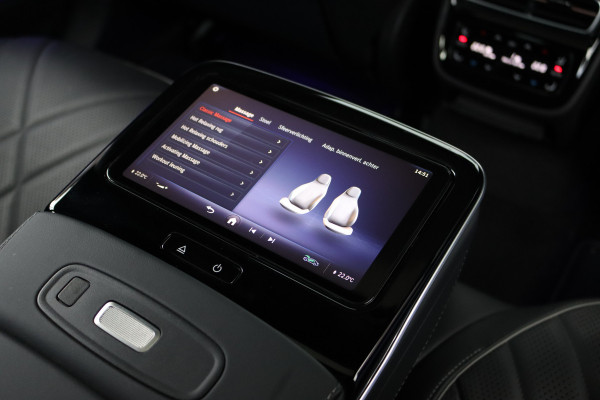 Mercedes-Benz EQS 500 4MATIC AMG Line 108 kWh | Luchtvering | Distronic+ | Hyperscreen | Achterasbesturing | Nekverwarming | Stoelventilatie | Massage | MBUX Tablet | Burmester | Vlakkenverwarming |