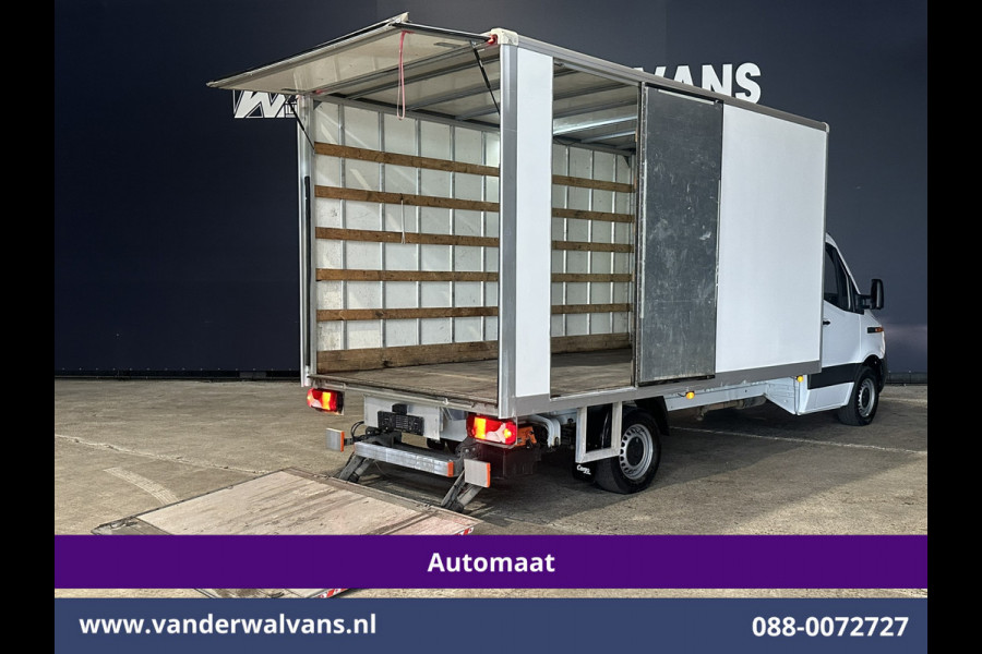 Mercedes-Benz Sprinter 314 CDI 143pk 9G-Tronic Automaat Bakwagen 22m3 KUUB Laadklep Zijdeur Euro6 Airco | LAT om LAT | Leder Bijrijdersbank