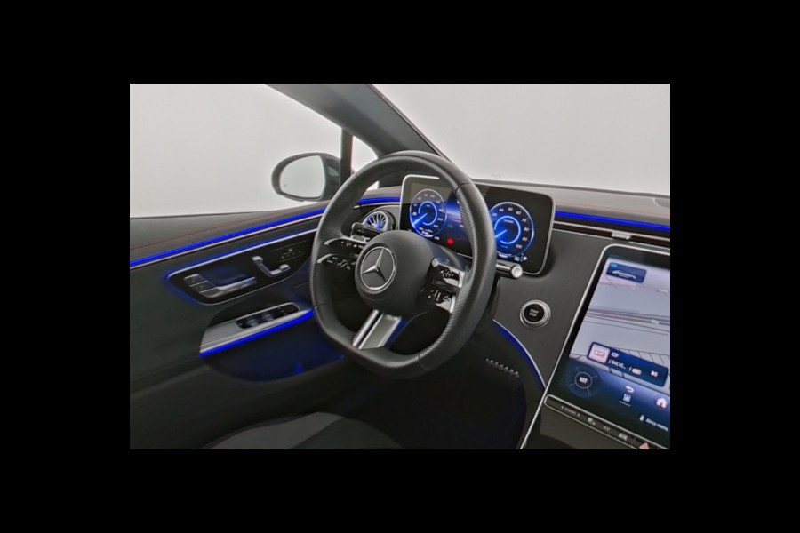 Mercedes-Benz EQE 300 AMG 90 kWh AMG Line | Night Pakket | Panorama Schuif-Kanteldak | Alarm | Sfeerverlichting | Stoelverwarming. Inclusief 24 maanden MB Certified garantie voor Europa.