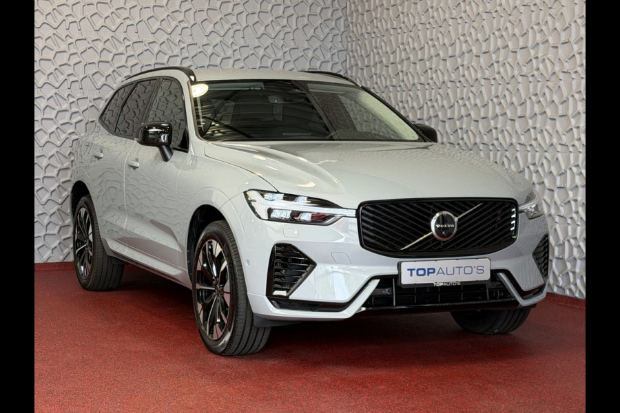 Volvo XC60 2.0 T8 455PK AWD PLUS DARK NIEUWE AUTO HARMAN KARDON 360.CAM STOEL/STUUR VERW LEER vapour grey