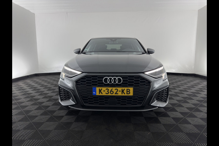 Audi A3 Limousine 35 TFSI S edition (INCL-BTW)  *AUT | 1/2 LEATHER | MATRIX-LED | HEATED-SPORTSEATS | CRUISE | CAMERA | DIGI-COCKPIT | NAVI-FULLMAP | PRIVACY-GLASS | AMBIENT-LIGHT | ECC | PDC | 18''ALU*