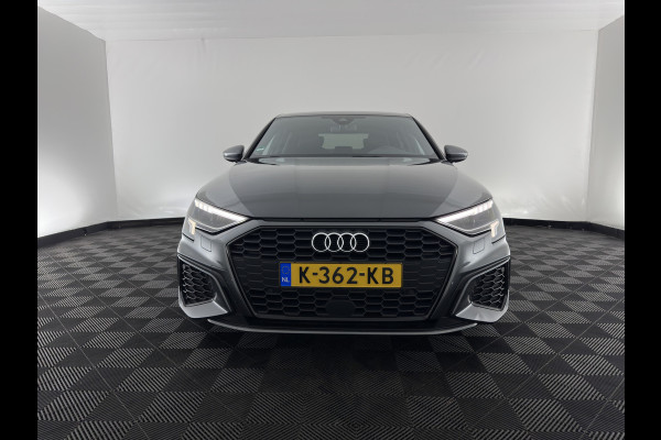 Audi A3 Limousine 35 TFSI S edition (INCL-BTW)  *AUT | 1/2 LEATHER | MATRIX-LED | HEATED-SPORTSEATS | CRUISE | CAMERA | DIGI-COCKPIT | NAVI-FULLMAP | PRIVACY-GLASS | AMBIENT-LIGHT | ECC | PDC | 18''ALU*