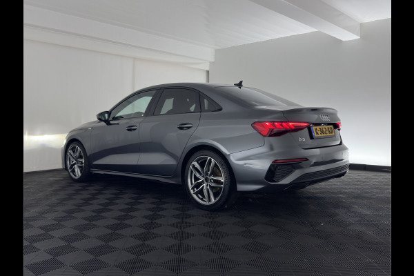 Audi A3 Limousine 35 TFSI S edition (INCL-BTW)  *AUT | 1/2 LEATHER | MATRIX-LED | HEATED-SPORTSEATS | CRUISE | CAMERA | DIGI-COCKPIT | NAVI-FULLMAP | PRIVACY-GLASS | AMBIENT-LIGHT | ECC | PDC | 18''ALU*