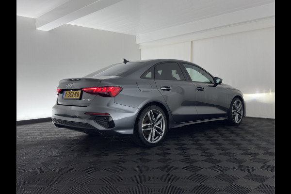 Audi A3 Limousine 35 TFSI S edition (INCL-BTW)  *AUT | 1/2 LEATHER | MATRIX-LED | HEATED-SPORTSEATS | CRUISE | CAMERA | DIGI-COCKPIT | NAVI-FULLMAP | PRIVACY-GLASS | AMBIENT-LIGHT | ECC | PDC | 18''ALU*