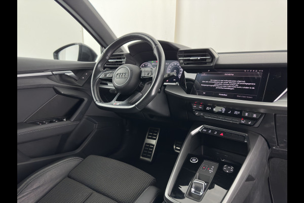 Audi A3 Limousine 35 TFSI S edition (INCL-BTW)  *AUT | 1/2 LEATHER | MATRIX-LED | HEATED-SPORTSEATS | CRUISE | CAMERA | DIGI-COCKPIT | NAVI-FULLMAP | PRIVACY-GLASS | AMBIENT-LIGHT | ECC | PDC | 18''ALU*