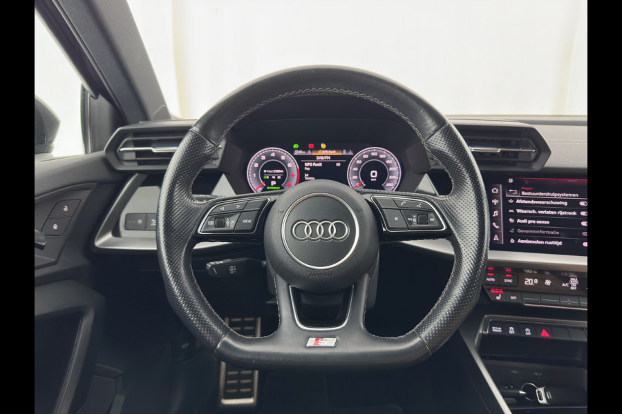 Audi A3 Limousine 35 TFSI S edition (INCL-BTW)  *AUT | 1/2 LEATHER | MATRIX-LED | HEATED-SPORTSEATS | CRUISE | CAMERA | DIGI-COCKPIT | NAVI-FULLMAP | PRIVACY-GLASS | AMBIENT-LIGHT | ECC | PDC | 18''ALU*