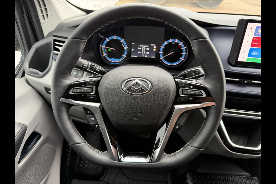 Maxus eDeliver 9 77kWh 204PK Nieuw model! Dubbele Cabine 7 Stoelen 300km WLTP L3H2 Adaptieve Cruise LED Snelladen stoel+stuur verwarming Carplay Camera