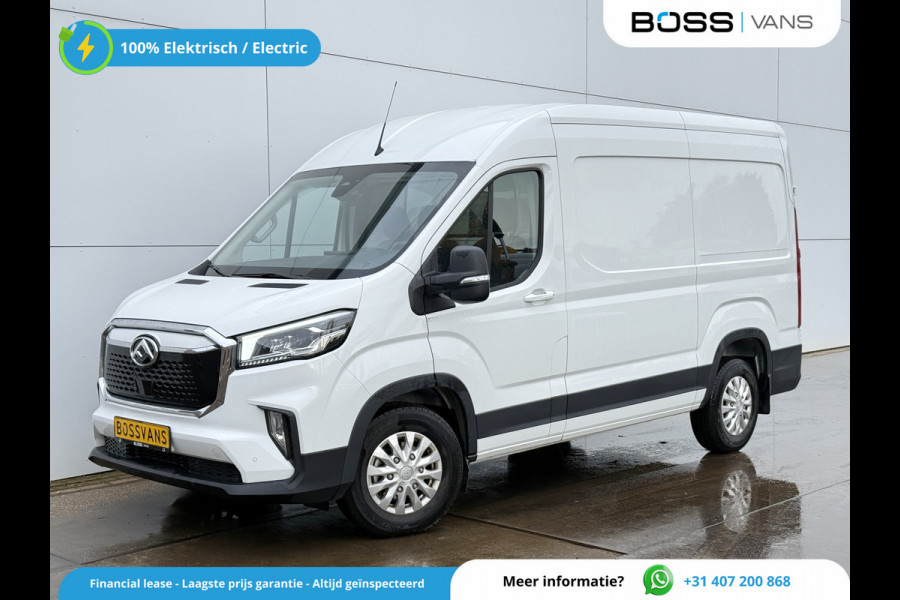 Maxus eDeliver 9 77kWh 204PK Nieuw model! L2H2 Glaspack/Camper 300km WLTP Snelladen LED Carplay Cruise control Camera Airco Parkeersensoren v+a