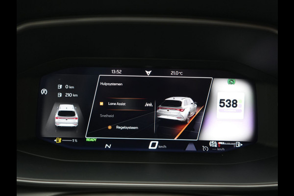CUPRA Leon Sportstourer 1.4 e-Hybrid VZ PHEV 245pk Dealer O.H | Trekhaak Af Fabriek | Camera | Sfeerverlichting | Sportstoelen & Stuur Verwarmd | Apple Carplay | Keyless | Virtual | Navigatie | DAB | 19"L.M | Cruise Control | Plug In Hybrid |