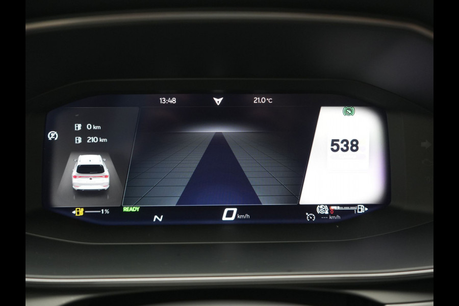 CUPRA Leon Sportstourer 1.4 e-Hybrid VZ PHEV 245pk Dealer O.H | Trekhaak Af Fabriek | Camera | Sfeerverlichting | Sportstoelen & Stuur Verwarmd | Apple Carplay | Keyless | Virtual | Navigatie | DAB | 19"L.M | Cruise Control | Plug In Hybrid |