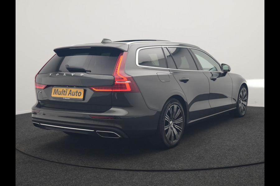 Volvo V60 T6 Recharge AWD Inscription PHEV 340pk Dealer O.H | Trekhaak Af Fabriek | Panodak | Adaptive Cruise | Harman / Kardon | 360 Camera | Lederen Sportstoelen Memory & Verwarmd | Stuurverwarming | Blis | Keyless | Apple Carplay | Virtual | Navigatie | DAB | 19"L.M | Plug In Hybrid