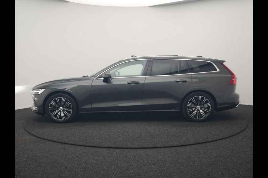 Volvo V60 T6 Recharge AWD Inscription PHEV 340pk Dealer O.H | Trekhaak Af Fabriek | Panodak | Adaptive Cruise | Harman / Kardon | 360 Camera | Lederen Sportstoelen Memory & Verwarmd | Stuurverwarming | Blis | Keyless | Apple Carplay | Virtual | Navigatie | DAB | 19"L.M | Plug In Hybrid