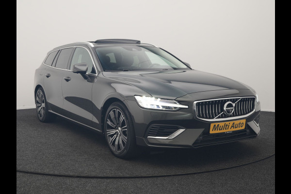 Volvo V60 T6 Recharge AWD Inscription PHEV 340pk Dealer O.H | Trekhaak Af Fabriek | Panodak | Adaptive Cruise | Harman / Kardon | 360 Camera | Lederen Sportstoelen Memory & Verwarmd | Stuurverwarming | Blis | Keyless | Apple Carplay | Virtual | Navigatie | DAB | 19"L.M | Plug In Hybrid