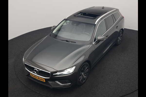 Volvo V60 T6 Recharge AWD Inscription PHEV 340pk Dealer O.H | Trekhaak Af Fabriek | Panodak | Adaptive Cruise | Harman / Kardon | 360 Camera | Lederen Sportstoelen Memory & Verwarmd | Stuurverwarming | Blis | Keyless | Apple Carplay | Virtual | Navigatie | DAB | 19"L.M | Plug In Hybrid