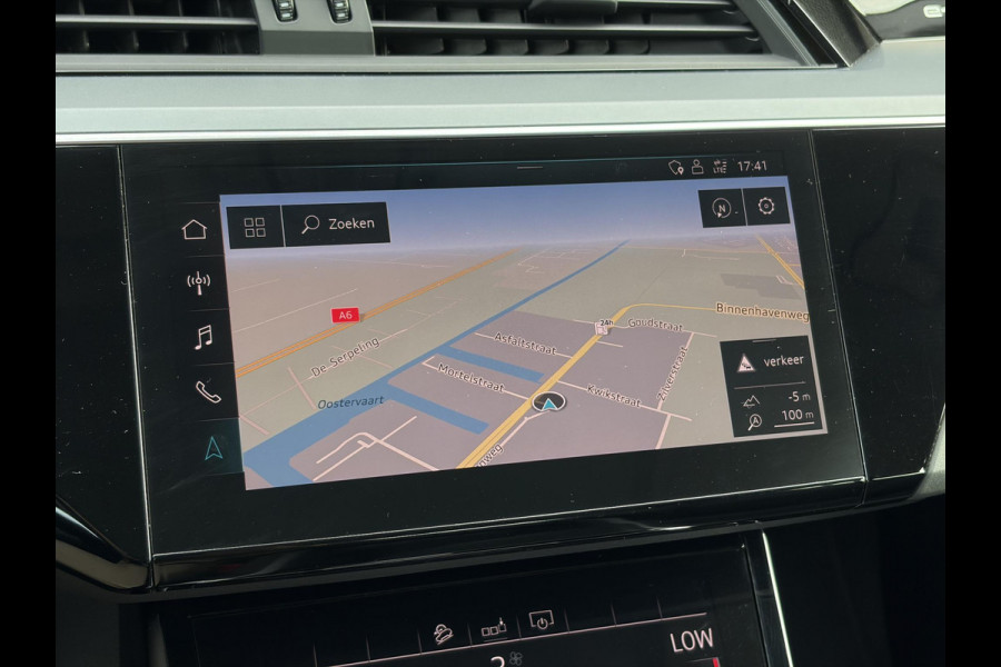 Audi e-tron e-tron 50 quattro Launch edition plus 71 kWh ✓SOH 87.83%✓Pano✓Stolverw✓Keyless✓Leder✓Virtual Cockpit✓Carplay✓Navi✓Clima✓Cruise✓Pdc V+A✓Rijstrooksensor✓19" Lm velgen✓Bj 12-2019✓N.A.P✓Apk tot 10-2027