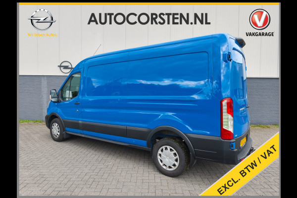 Ford Transit 350 2.0TDCI 130PK Hybride L3H2 Euro 6 3-Peroons Trekhaak Stoelverwarming Camera Navi Voorruitverwarming Pdc MHEV RWD Cruise Control 2.750KG Trekgewicht 2.750KG Trekgewicht 1e Eigenaar