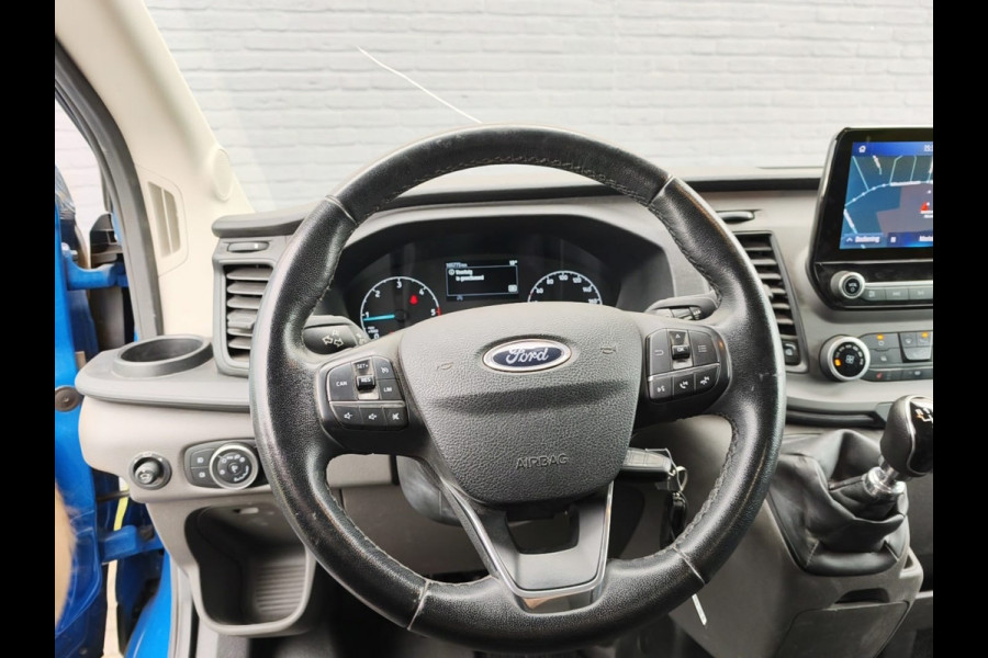 Ford Transit 350 2.0TDCI 130PK Hybride L3H2 Euro 6 3-Peroons Trekhaak Stoelverwarming Camera Navi Voorruitverwarming Pdc MHEV RWD Cruise Control 2.750KG Trekgewicht 2.750KG Trekgewicht 1e Eigenaar