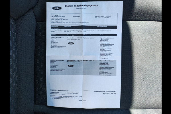 Ford Transit 350 2.0TDCI 130PK Euro 6 L3H2 3-Persoons Camera Stoelverwarming Airco Cruise Control Bluetooth Pdc Voorruit verwarmbaar Wandbetimmering Schuifdeur Wifi Dealeronderhouden