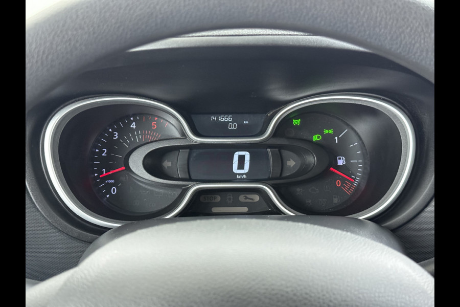 Renault Trafic 2.0DCi 120PK T29 Euro 6 3-Persoons 2X Schuifdeur Trekhaak Navi Airco Bluetooth Cruise Control DAB L1H1 Betonplex vloer Wandbetimmering 2.000KG Trekgewicht 1e Eigenaar Origineel Nederlandse Auto