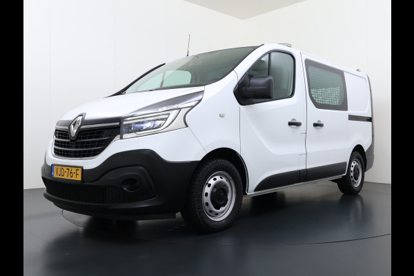 Renault Trafic 2.0DCi 120PK T29 Euro 6 3-Persoons 2X Schuifdeur Trekhaak Navi Airco Bluetooth Cruise Control DAB L1H1 Betonplex vloer Wandbetimmering 2.000KG Trekgewicht 1e Eigenaar Origineel Nederlandse Auto