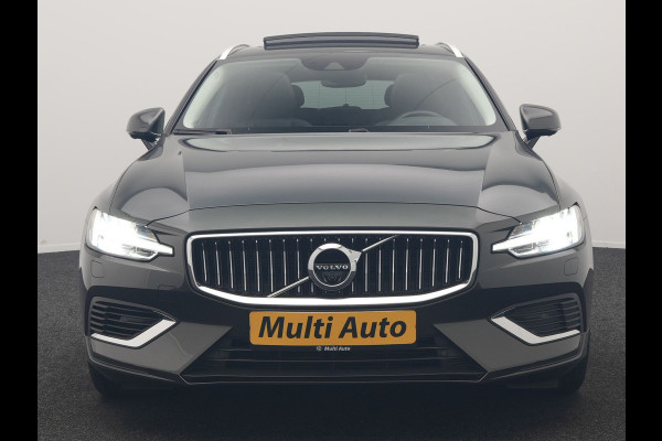Volvo V60 T6 Recharge AWD Inscription PHEV 340pk Dealer O.H | Trekhaak Af Fabriek | Panodak | Adaptive Cruise | Harman / Kardon | 360 Camera | Lederen Sportstoelen Memory & Verwarmd | Stuurverwarming | Blis | Keyless | Apple Carplay | Virtual | Navigatie | DAB | 19"L.M | Plug In Hybrid