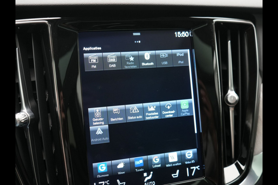 Volvo V60 T6 Recharge AWD Inscription PHEV 340pk Dealer O.H | Trekhaak Af Fabriek | Panodak | Adaptive Cruise | Harman / Kardon | 360 Camera | Lederen Sportstoelen Memory & Verwarmd | Stuurverwarming | Blis | Keyless | Apple Carplay | Virtual | Navigatie | DAB | 19"L.M | Plug In Hybrid