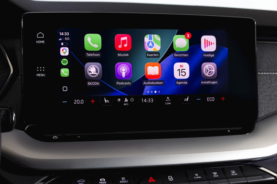 Škoda Octavia Combi 1.4 TSI iV PHEV Business Edition Plus | Org. NL | Afn. Trekhaak | Apple CarPlay | ACC | Navi | Stoel- & Stuurverwarming | PDC V+A | Camera | 18" |