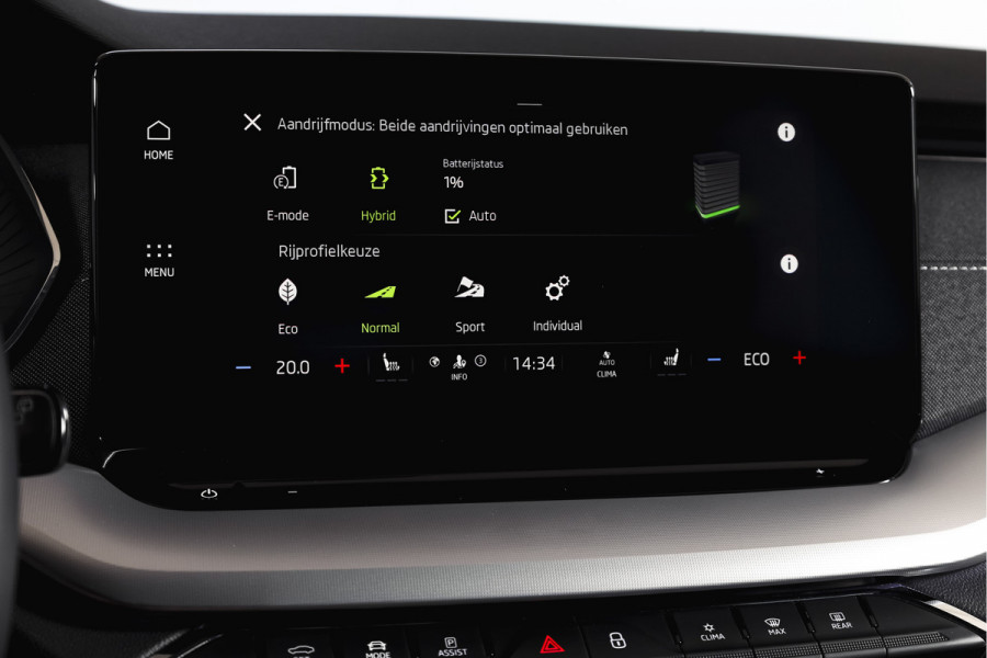 Škoda Octavia Combi 1.4 TSI iV PHEV Business Edition Plus | Org. NL | Afn. Trekhaak | Apple CarPlay | ACC | Navi | Stoel- & Stuurverwarming | PDC V+A | Camera | 18" |