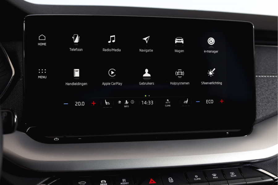 Škoda Octavia Combi 1.4 TSI iV PHEV Business Edition Plus | Org. NL | Afn. Trekhaak | Apple CarPlay | ACC | Navi | Stoel- & Stuurverwarming | PDC V+A | Camera | 18" |