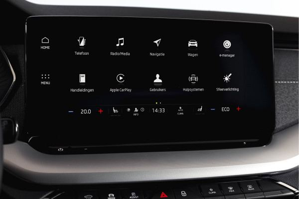 Škoda Octavia Combi 1.4 TSI iV PHEV Business Edition Plus | Org. NL | Afn. Trekhaak | Apple CarPlay | ACC | Navi | Stoel- & Stuurverwarming | PDC V+A | Camera | 18" |