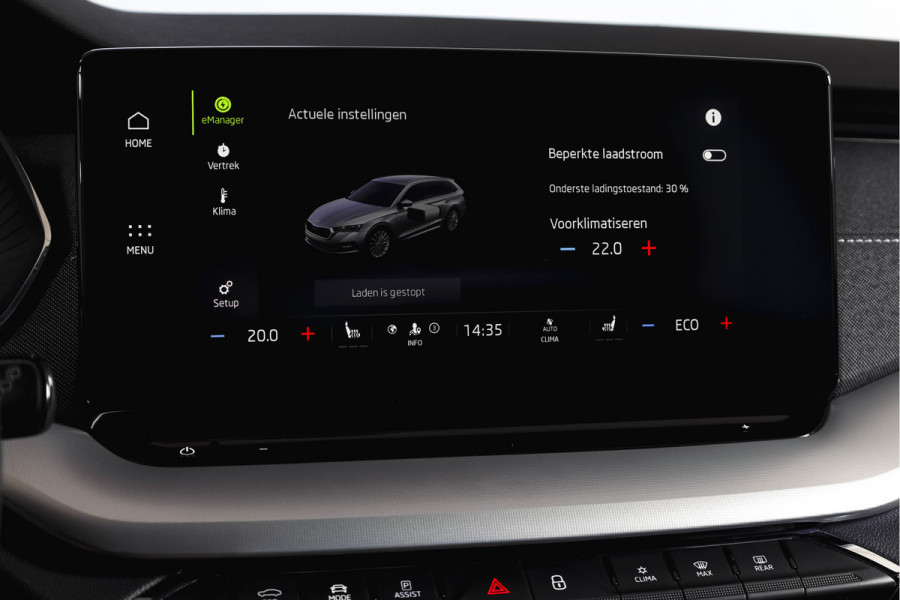 Škoda Octavia Combi 1.4 TSI iV PHEV Business Edition Plus | Org. NL | Afn. Trekhaak | Apple CarPlay | ACC | Navi | Stoel- & Stuurverwarming | PDC V+A | Camera | 18" |