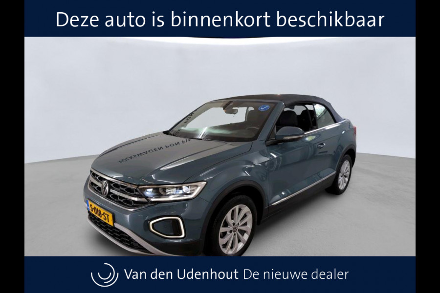 Volkswagen T-Roc Cabrio 1.5 TSI 150pk DSG Style Cabriolet | Stoelverwarming | Camera | Acc | Keyless