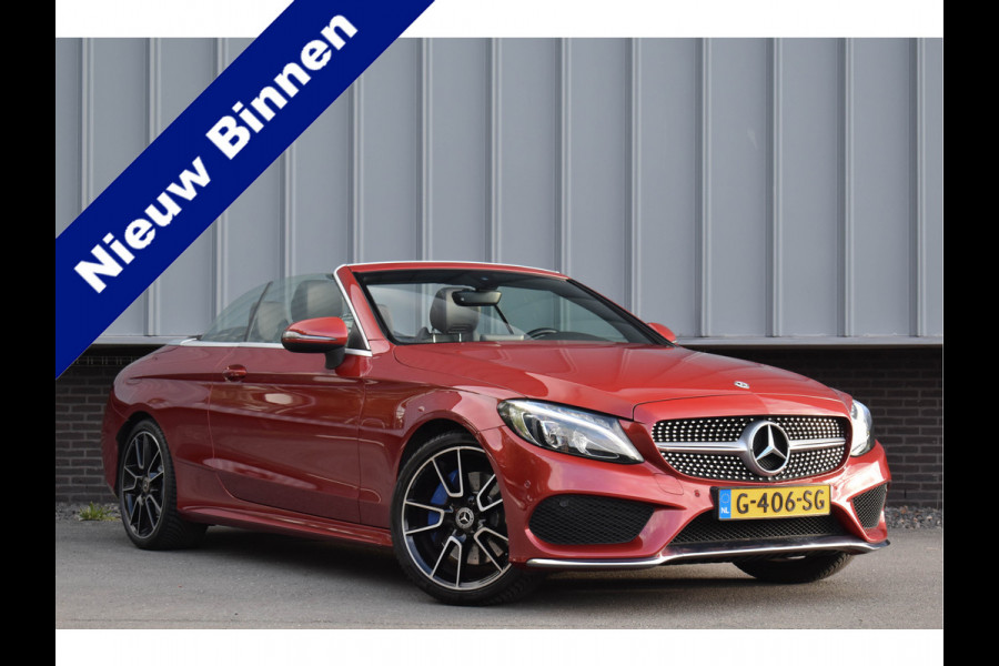 Mercedes-Benz C-Klasse Cabrio 250 AMG Line Premium Plus | Nekverwarming | Camera | Stoelverwarming