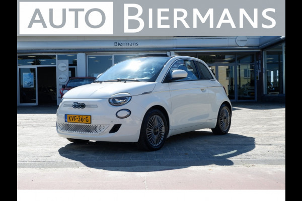 Fiat 500C 42 kWh ICON / INCL 12mnd BOVAG / Apple carplay / Camera / Stoelverwarming