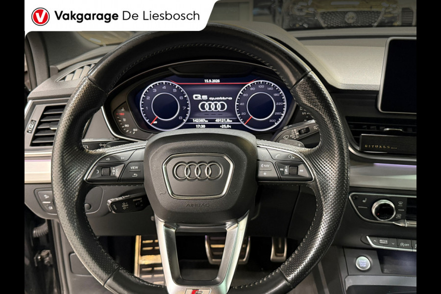 Audi Q5 2.0 TFSI quattro Sport S Line Black Edition / 360 camera / leder / Panoramadak / trekhaak